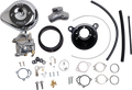 Super G Carburetor with Stealth Air Cleaner Kit - Chrome - Twin Cam