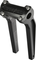 Handlebar Risers - Pull Back - 9-1/2" - Black
