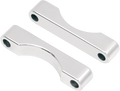 WFB Benchmark Bagger Front Fender Blocks - For all 23"/26" Tire Hugger/Benchmark - Chrome
