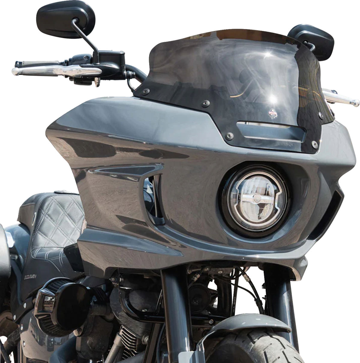 Kolor Flare® Windshield - 6" - Bronze - '22-'26 FXLRST
