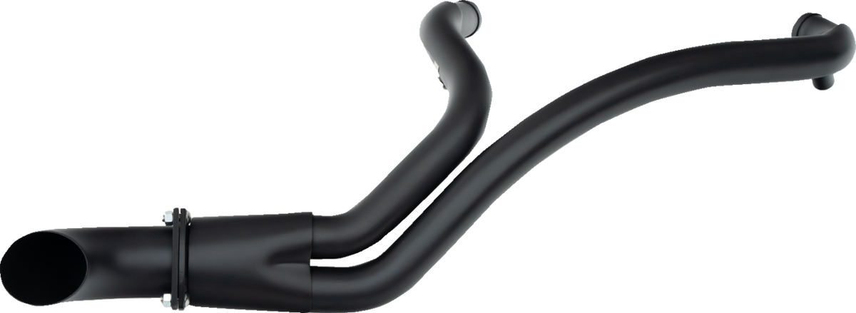 2-into-1 BMF Exhaust System - Twin Cam - Black