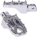 Aggressor Foot Pegs - Front - Chrome - FL/FX '18-'25