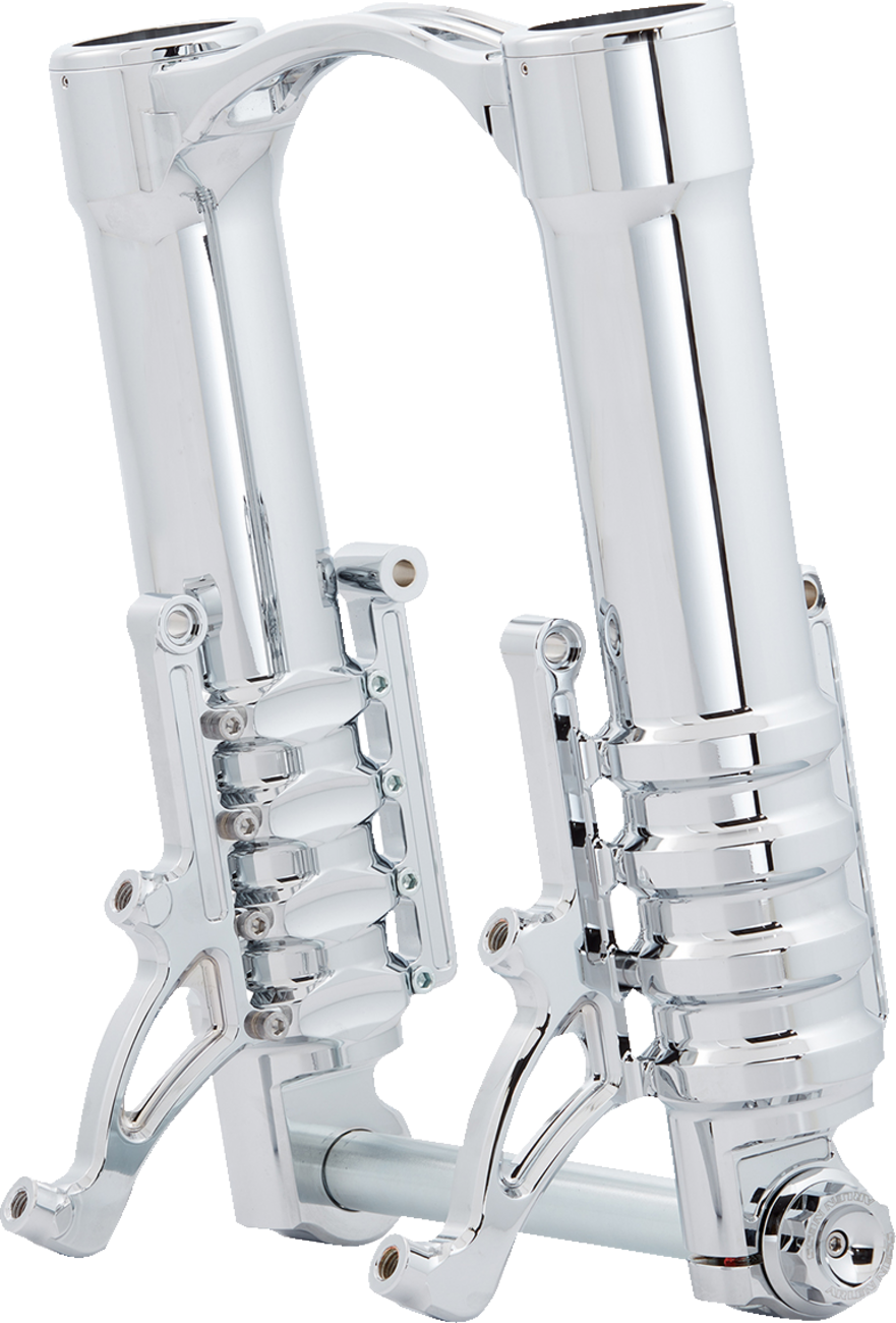 Fork Legs - 49 mm - Chrome - For Custom Radial Mount Brake Caliper