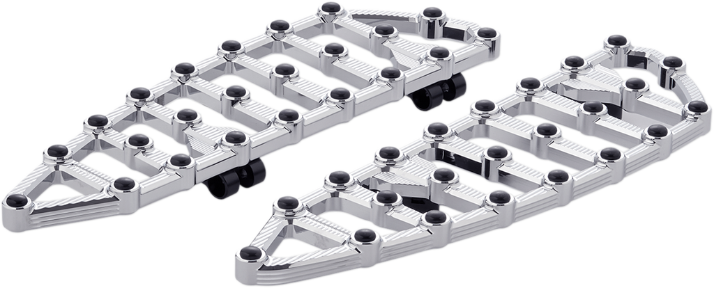 MX Driver Floorboards - Chrome