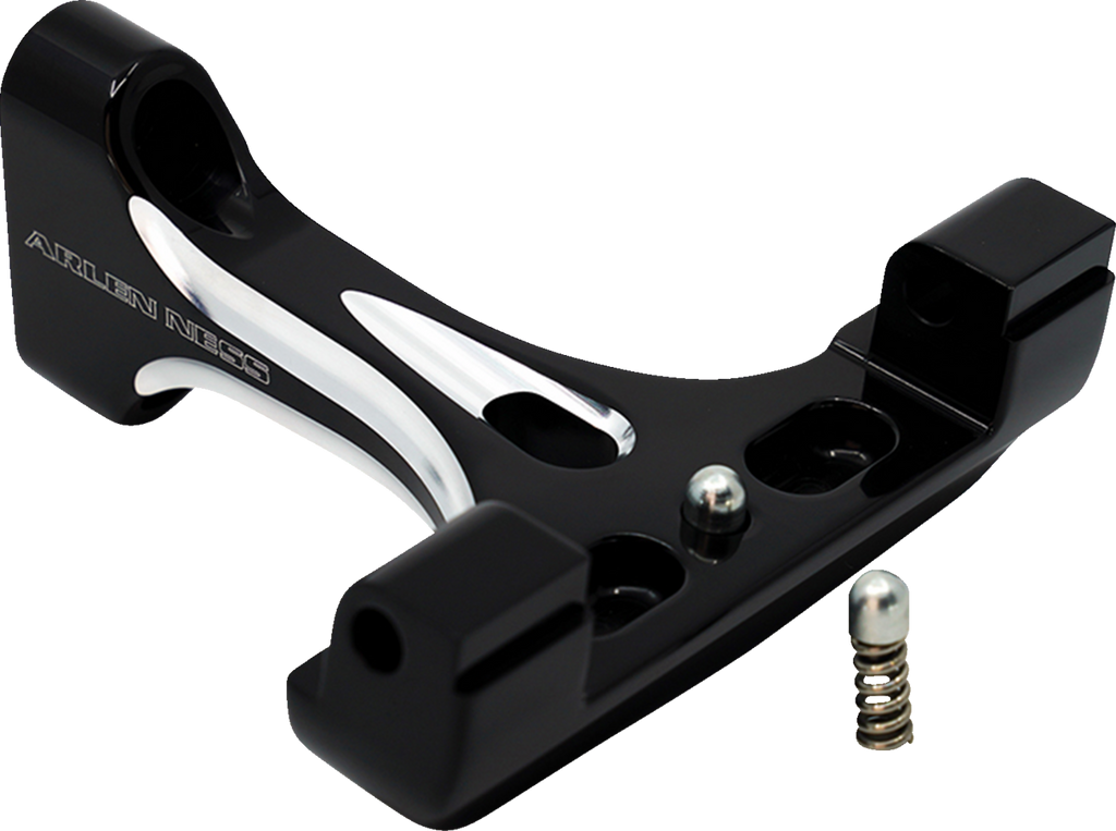 Forged Floorboard Mounts - Passenger - Black