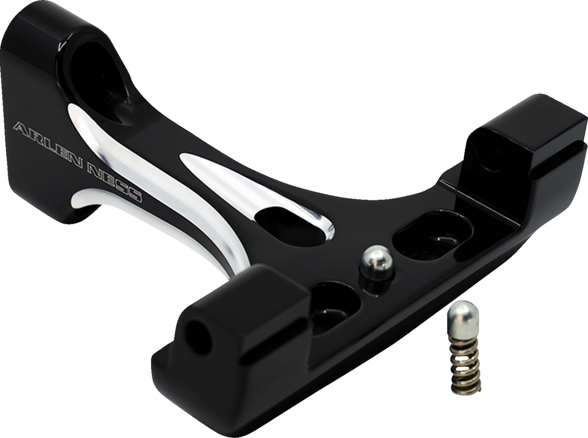 Forged Floorboard Mounts - Passenger - Black