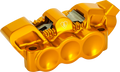 Monoblock Radial Brake Caliper - 100 mm - Right - Gold