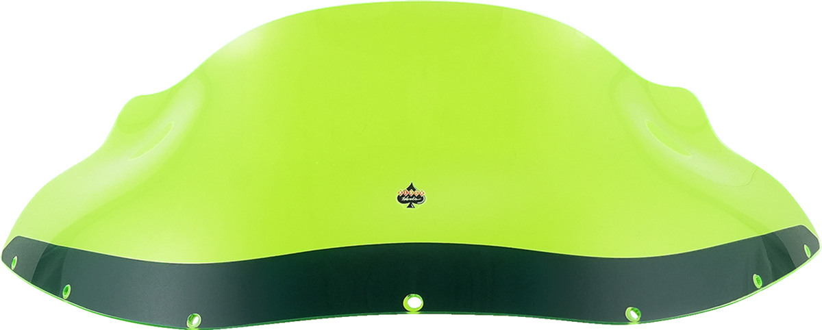 Ice Flare® Windshield - 9" - Green Ice - FXRP Fairing