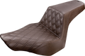 Step-Up Seat - Front Lattice Stitch - Brown - FXSB