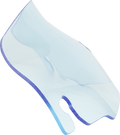 Ice Flare® Windshield - 3-1/2" - Blue Ice - '96-'13 FLHT/FLHX