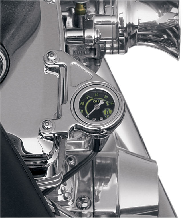 Oil Pressure Gauge Kit - Radius - Chrome - HD '99-'17