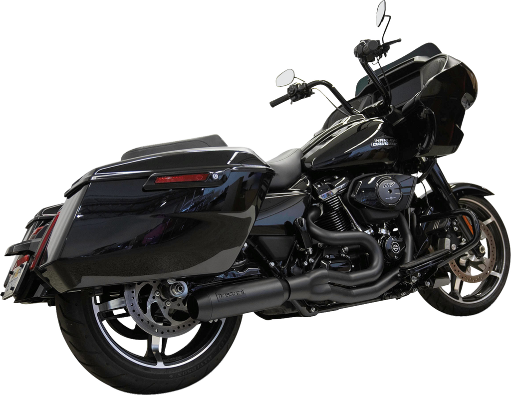 2-into-1 Mid-Length Super Bike Exhaust System - 4" Muffler -