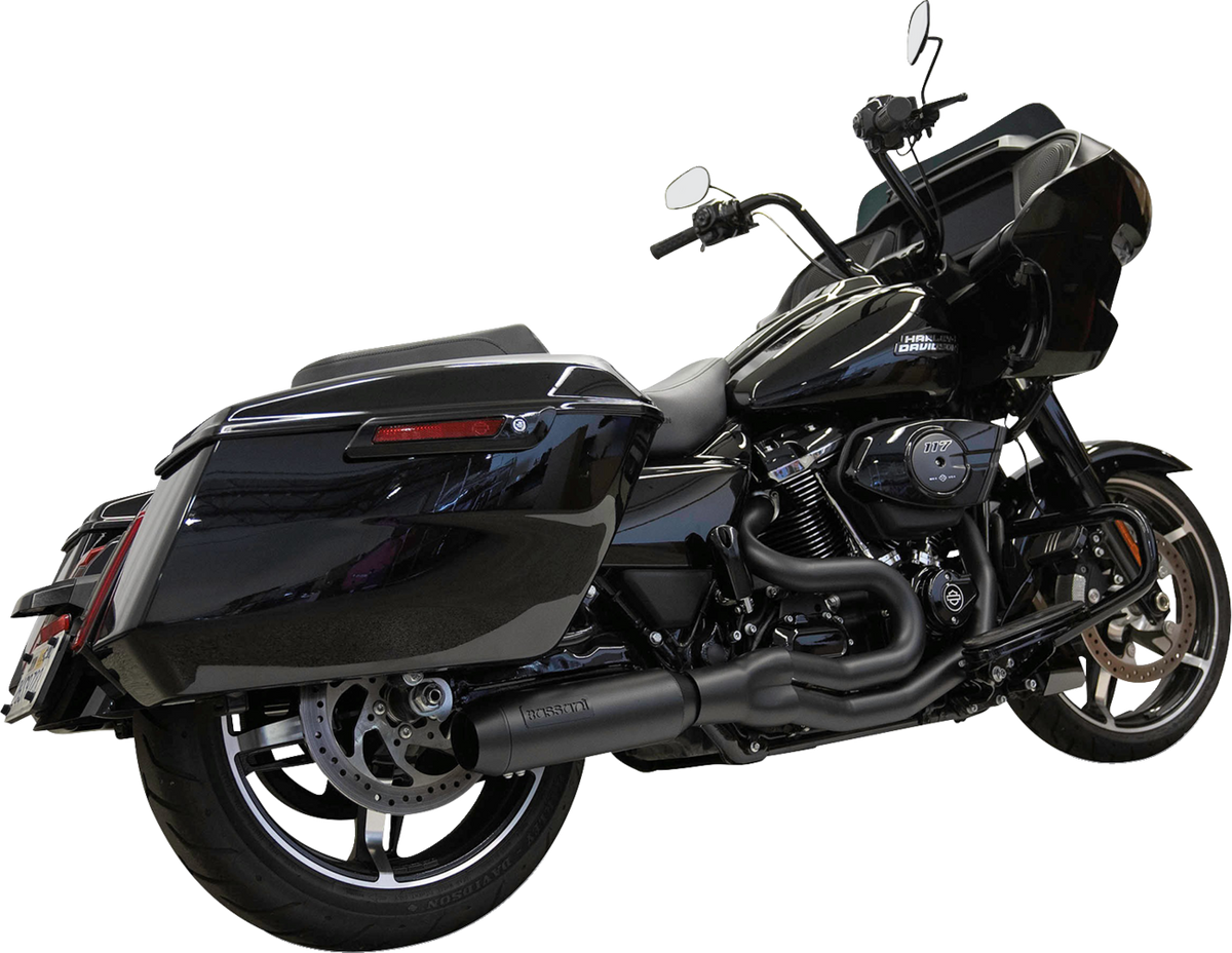 2-into-1 Mid-Length Super Bike Exhaust System - 4" Muffler -