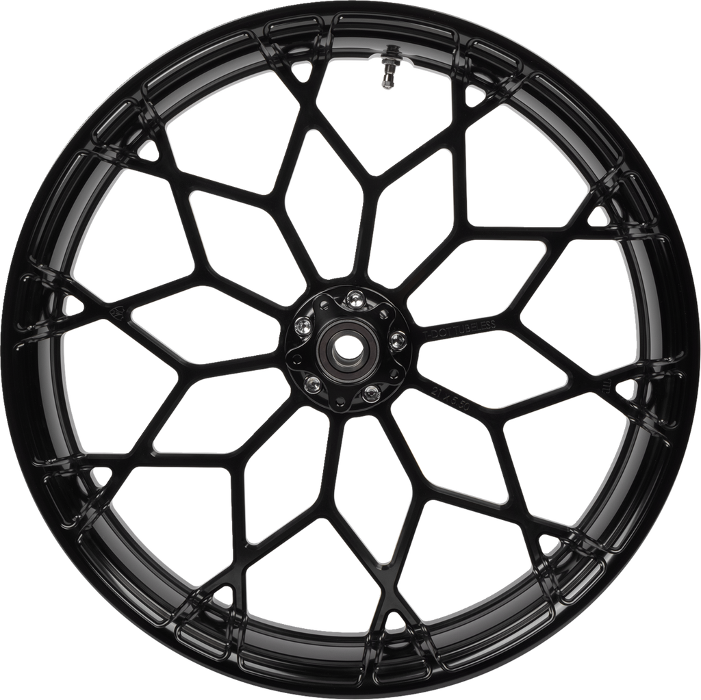 Wheel - Fat Factory - Forged - Front - Black - 21x5.5