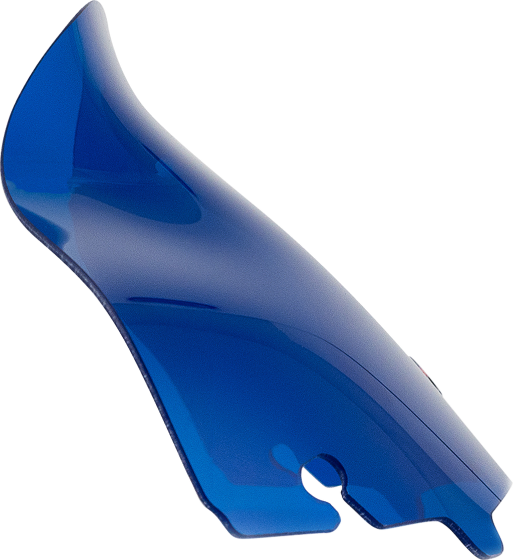 Kolor Flare® Windshield - 6-1/2" - Blue - '14-'25 FLH/FLHT/FLHX