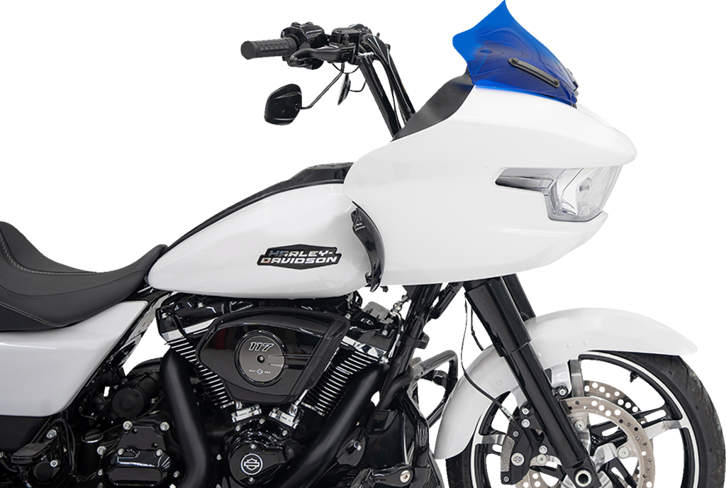 Kolor Flare® Windshield - 10" - Blue - '23-'26 FLTRX/FLTRT