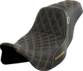 Pro Series SDC Performance Seat - w/o Backrest - Gold Stitch - FLH/FLT '08-'23