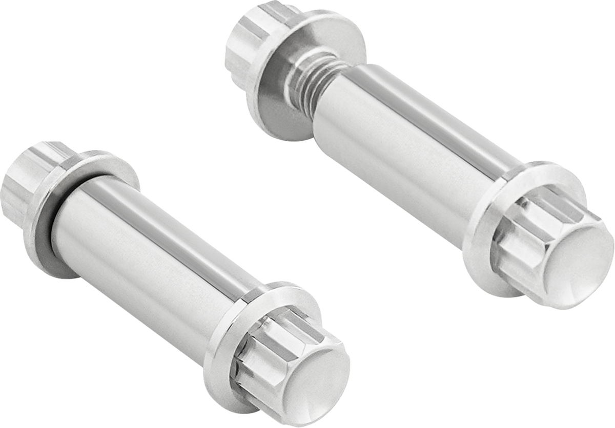 Bolt Kit - Footpeg - 12-Point - Titanium - Polish