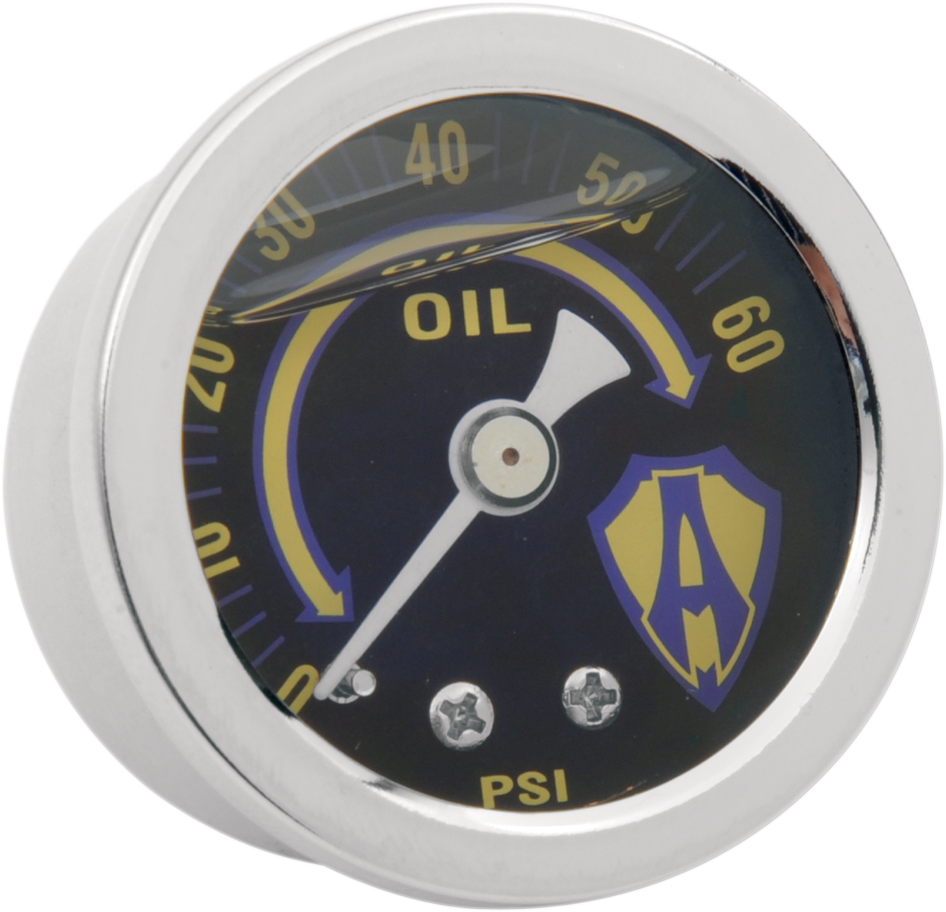 Oil Pressure Gauge Kit - Replacement - Chrome