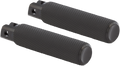 Passenger Knurled Foot Pegs - Black - FX/FL '18-'26