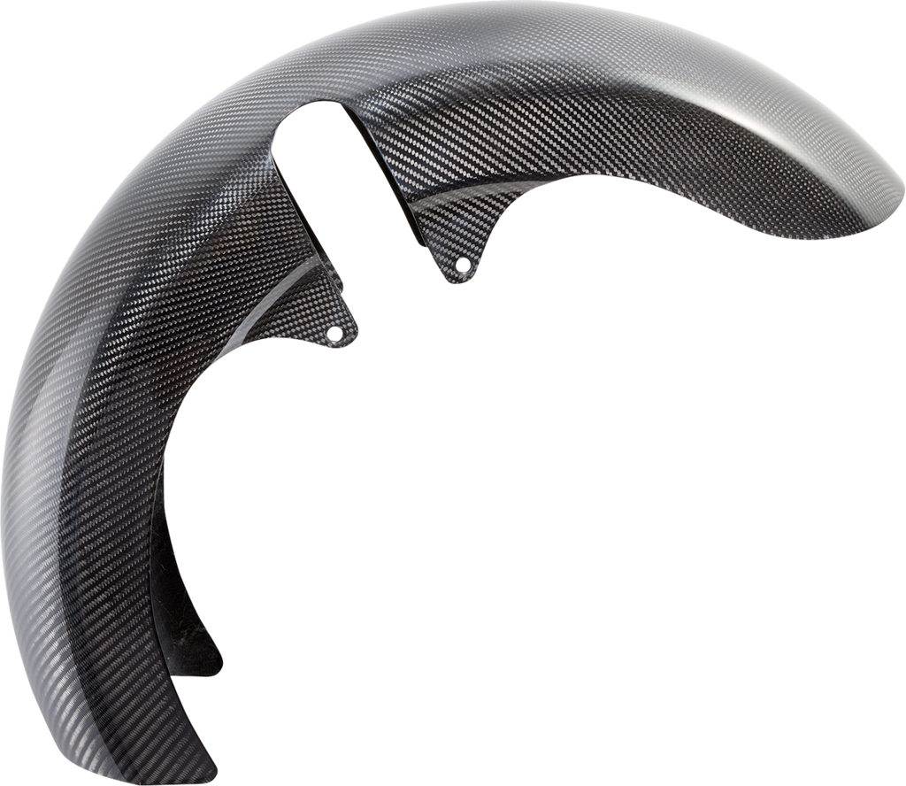 Front Fender - Fat Wrapper - 18" - Carbon Fiber - HD Touring '24-'26