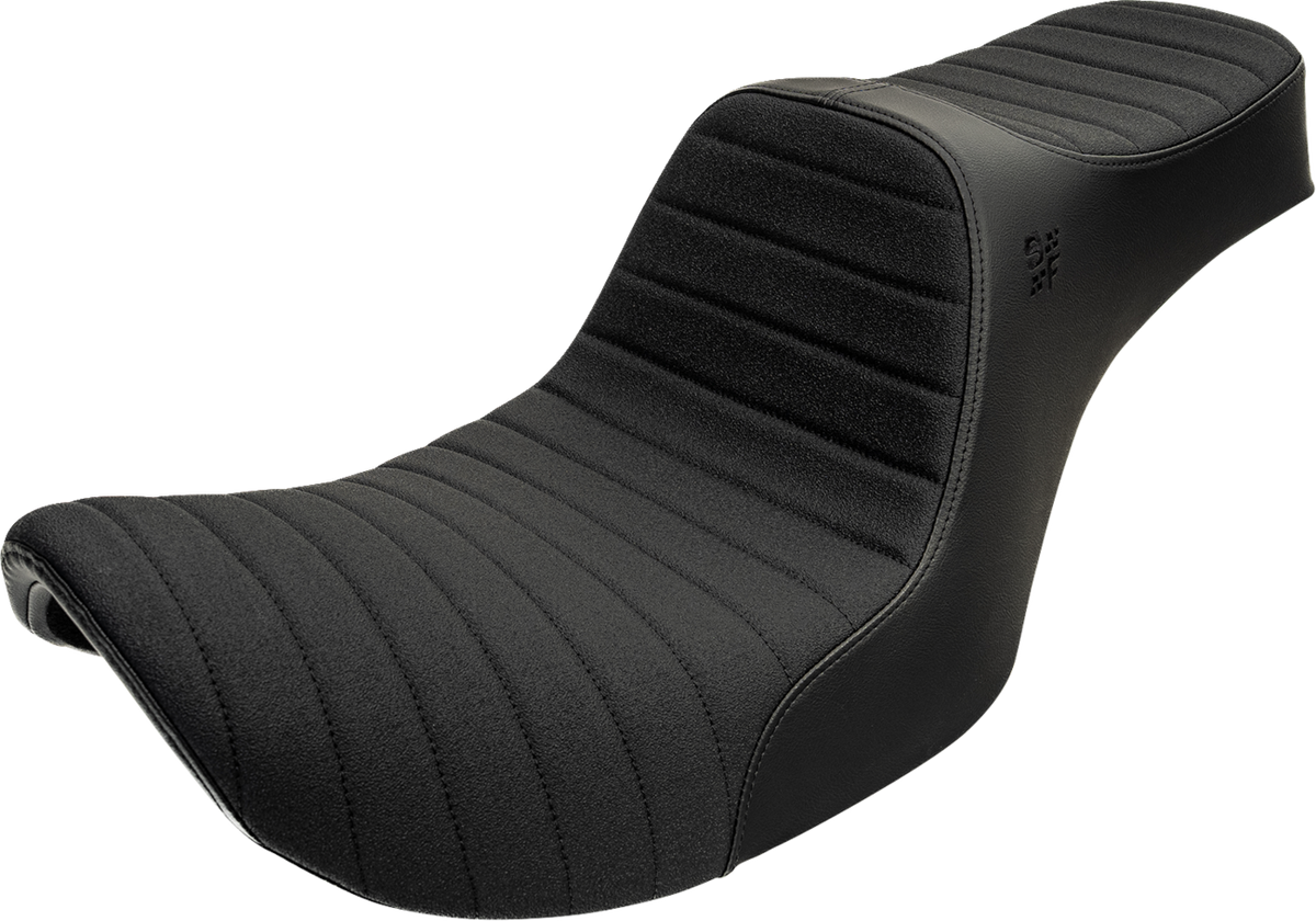 High Noon Seat - Vinyl - Black Classic Stitch - FXR '82-'00