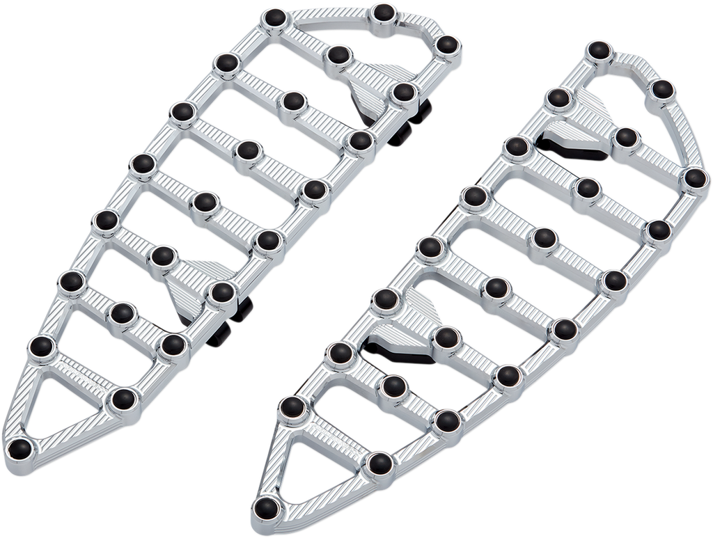 MX Driver Floorboards - Chrome
