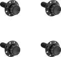 Bolt Kit - Windshield - Titanium - 12-Point - Black