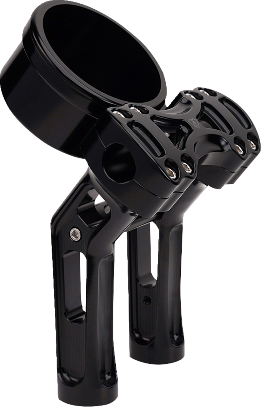 Method® Speedometer Mount - 4" - Black - HD Softail