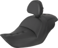 Roadsofa™ Pillow Top Seat - With Backrest - Black