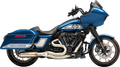 2-into-1 Mid-Length Exhaust System with Super Bike Muffler -