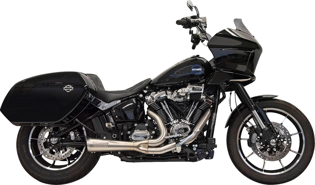 2-into-1 Ripper Exhaust System with Megaphone Muffler - Shor