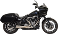 2-into-1 Ripper Exhaust System with Megaphone Muffler - Shor