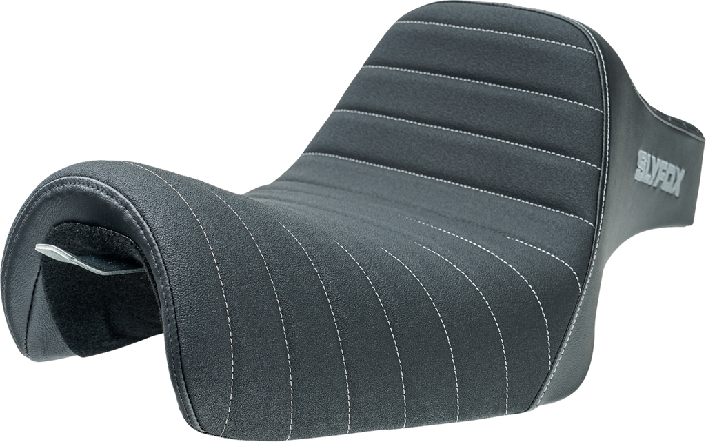 High Noon Seat - Vinyl - Classic Stitch - Silver Logo - Silver Stitch - XL '04-'22