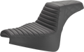 Step-Up Seat - Front Tuck-n-Roll/Rear Lattice Stitch - Black