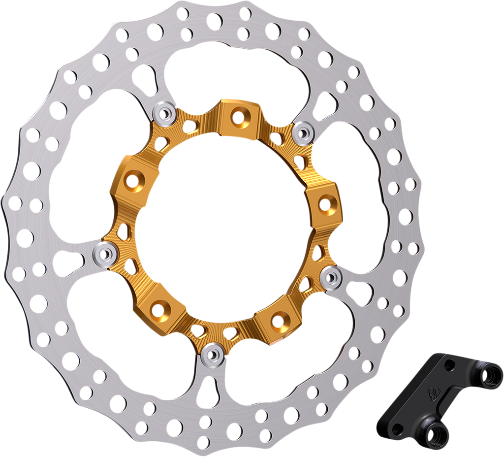 Rotor 14" - Front Right - Gold