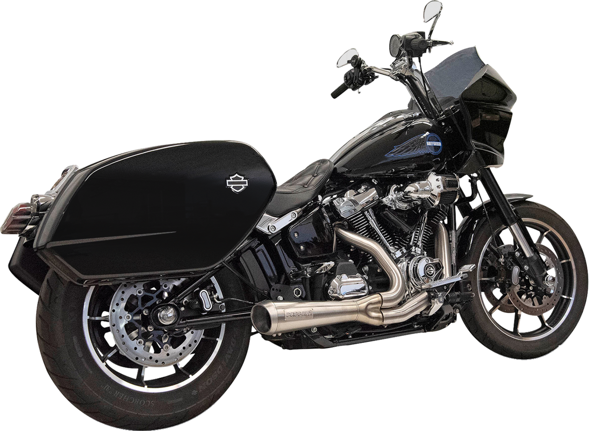 2-into-1 Ripper Exhaust System with Megaphone Muffler - Shor