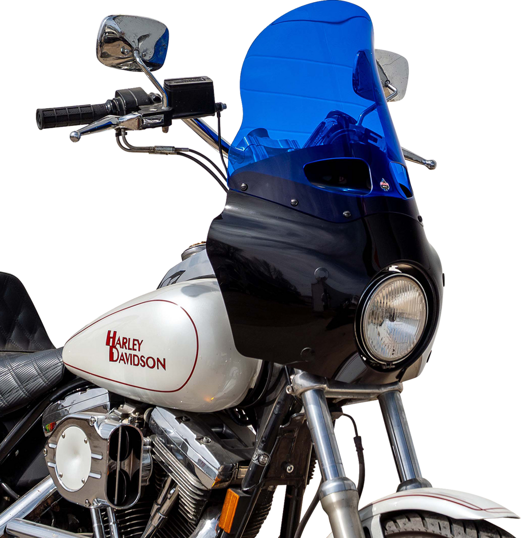 Windshield - Road Warrior Fairing - 15" - Blue