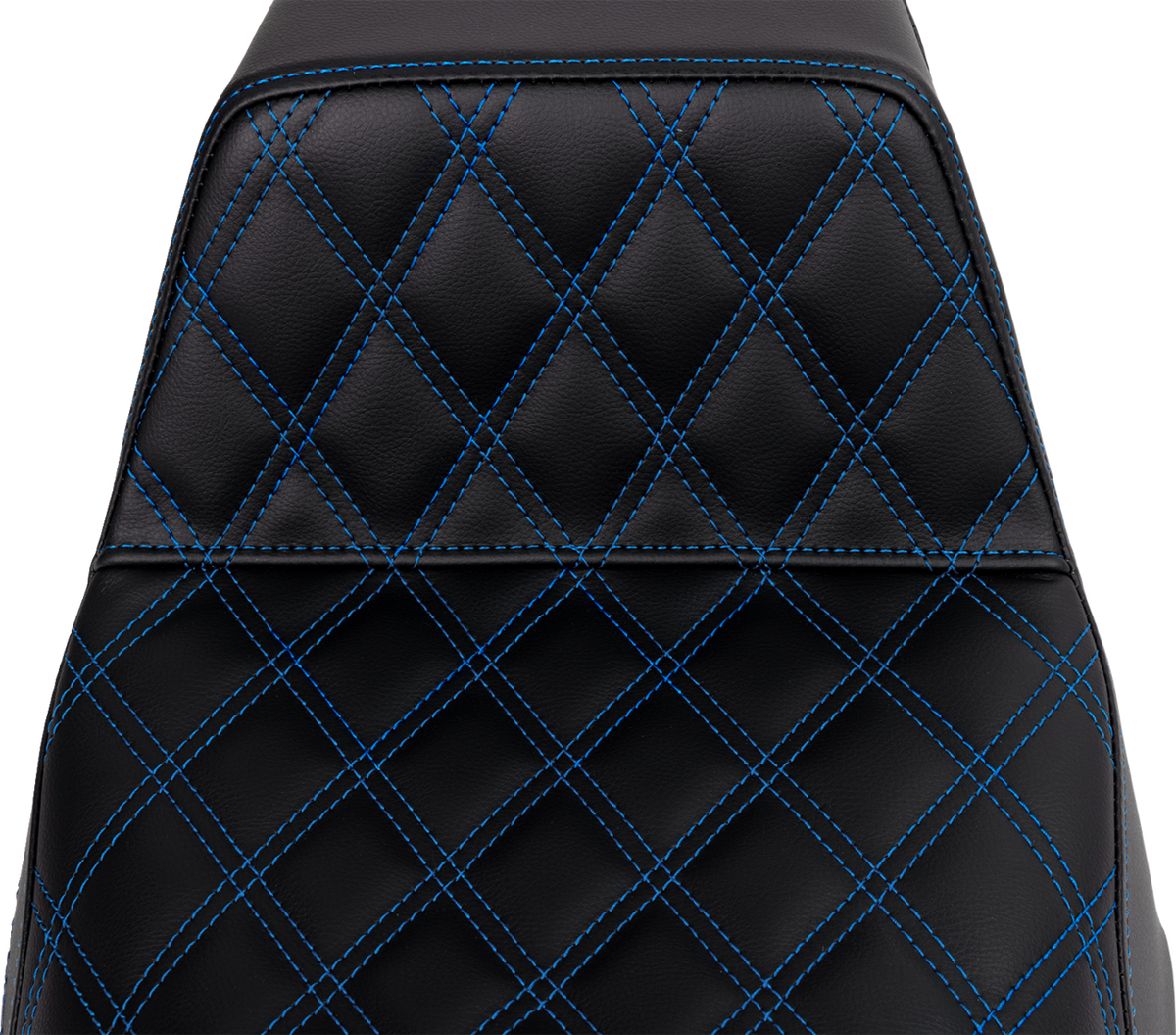 Step-Up Seat - Front Lattice Stitch - Blue Stitch - FLH/FLT '08-'23