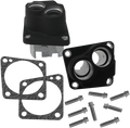 Tappet Guide Kit - Cast - Wrinkle Black - V-Series | Super Stock® Crankcases