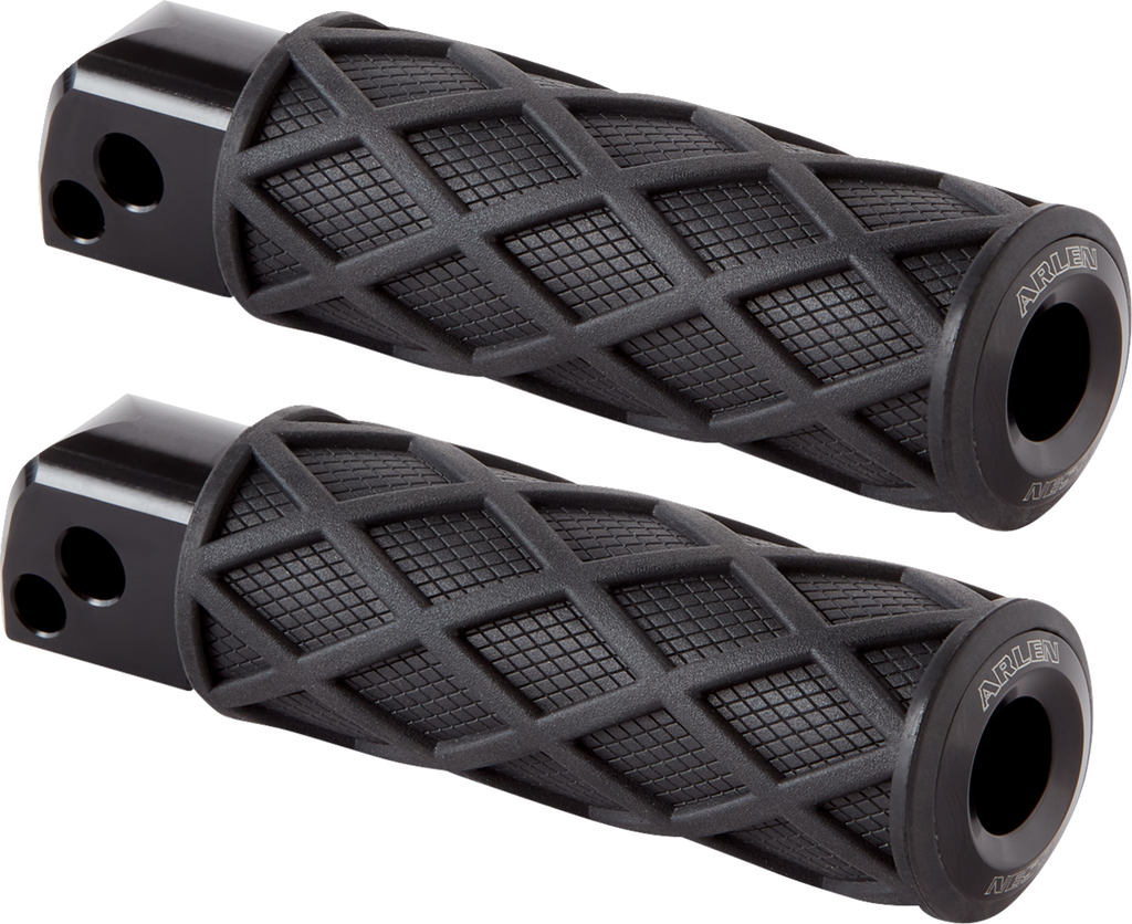 Diamond Foot Pegs - Passenger - Black