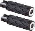 Diamond Foot Pegs - Driver - Chrome
