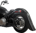Benchmark Rear Fender - Vicla - Frenched - Black - HD Softail '18-'25