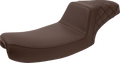 Step-Up Seat - Rear Lattice Stitch - Brown