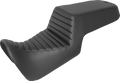 Step-Up Seat - Front Tuck-n-Roll/Rear Smooth - Black