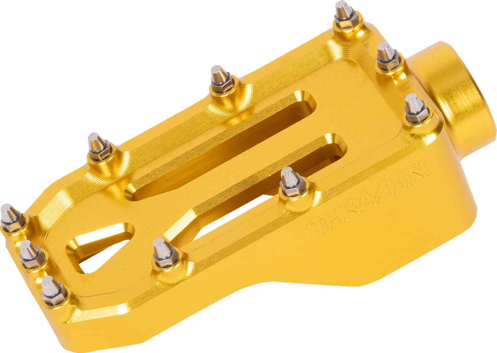 Aggressor Brake Pedal - Gold - Touring