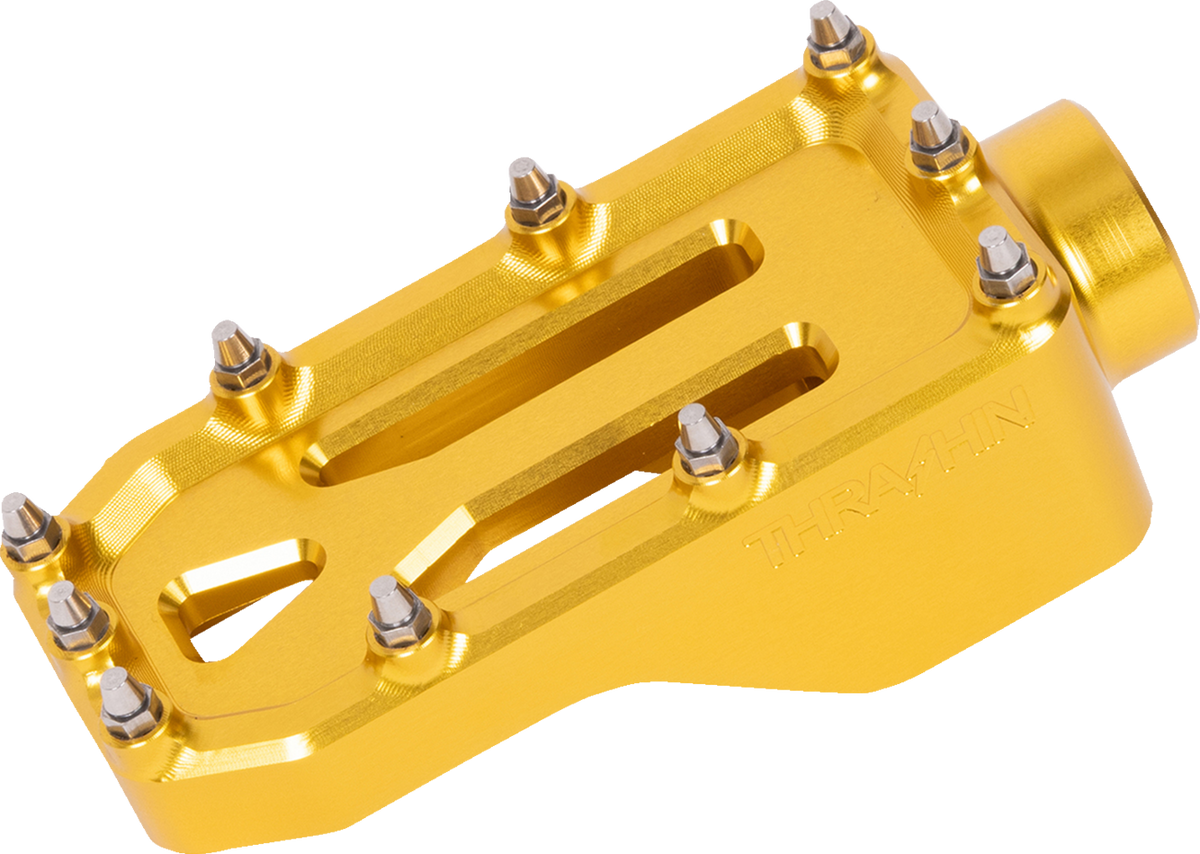 Aggressor Brake Pedal - Gold - Touring