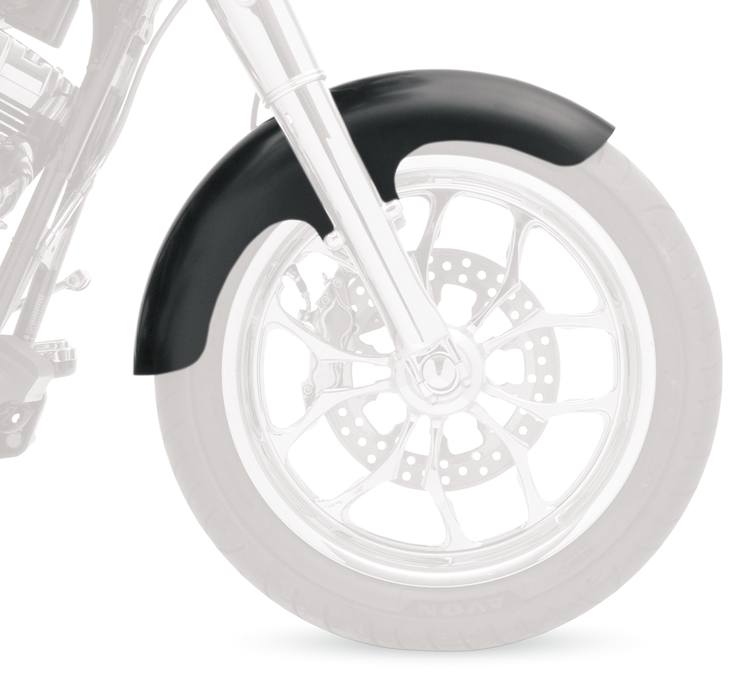Thickster Front Fender - Black - 21" Wheel - HD Softail