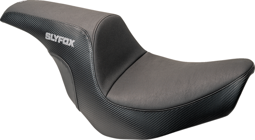 Lowrider Drifter Seat - Gray Logo - Smooth Vinyl - Carbon Fiber - FXLR/FLSB '18-'24