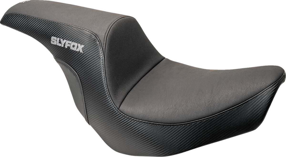 Lowrider Drifter Seat - Gray Logo - Smooth Vinyl - Carbon Fiber - FXLR/FLSB '18-'24